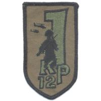 AUSTRIA Army 1st Company, 12th Infantry Battalion sleeve patch