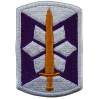 Нарукавный знак 357-й бригады по связи с гражданской администрацией и населением.