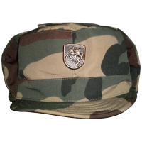 Lithuania Army Soldier Winter Camouflage Cap with metal badge