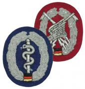 Bundeswehr Beret Cloth Embroidered Badges