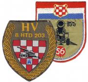 Patches artillery units