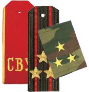 Army Rank Insignia, Shoulder Straps